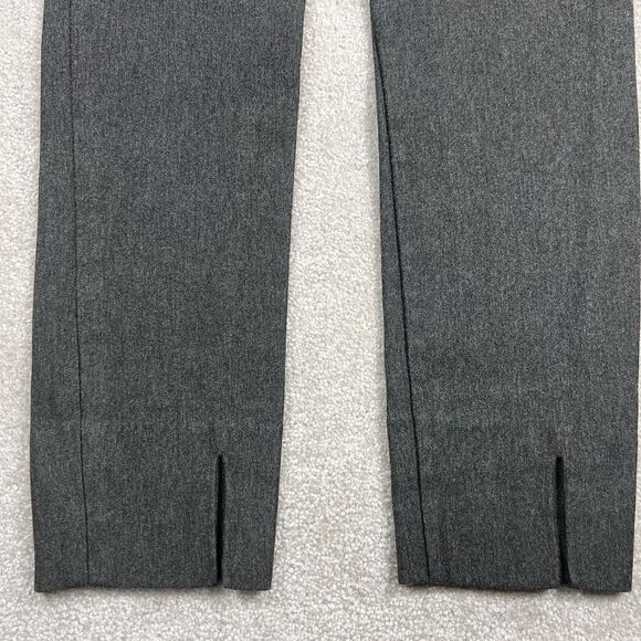 ECI NY Women Casual Pants L Heather Gray Stretch Textured Pull Up - Picture 5 of 6